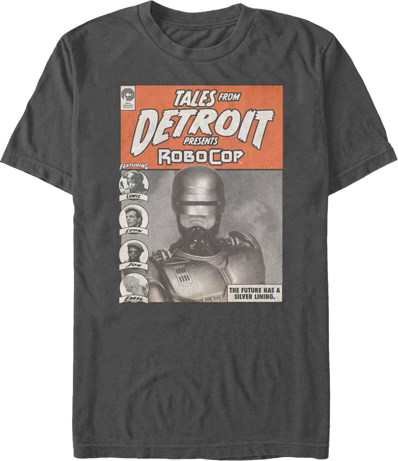 Tales From Detroit Comic Book Robocop T-Shirt