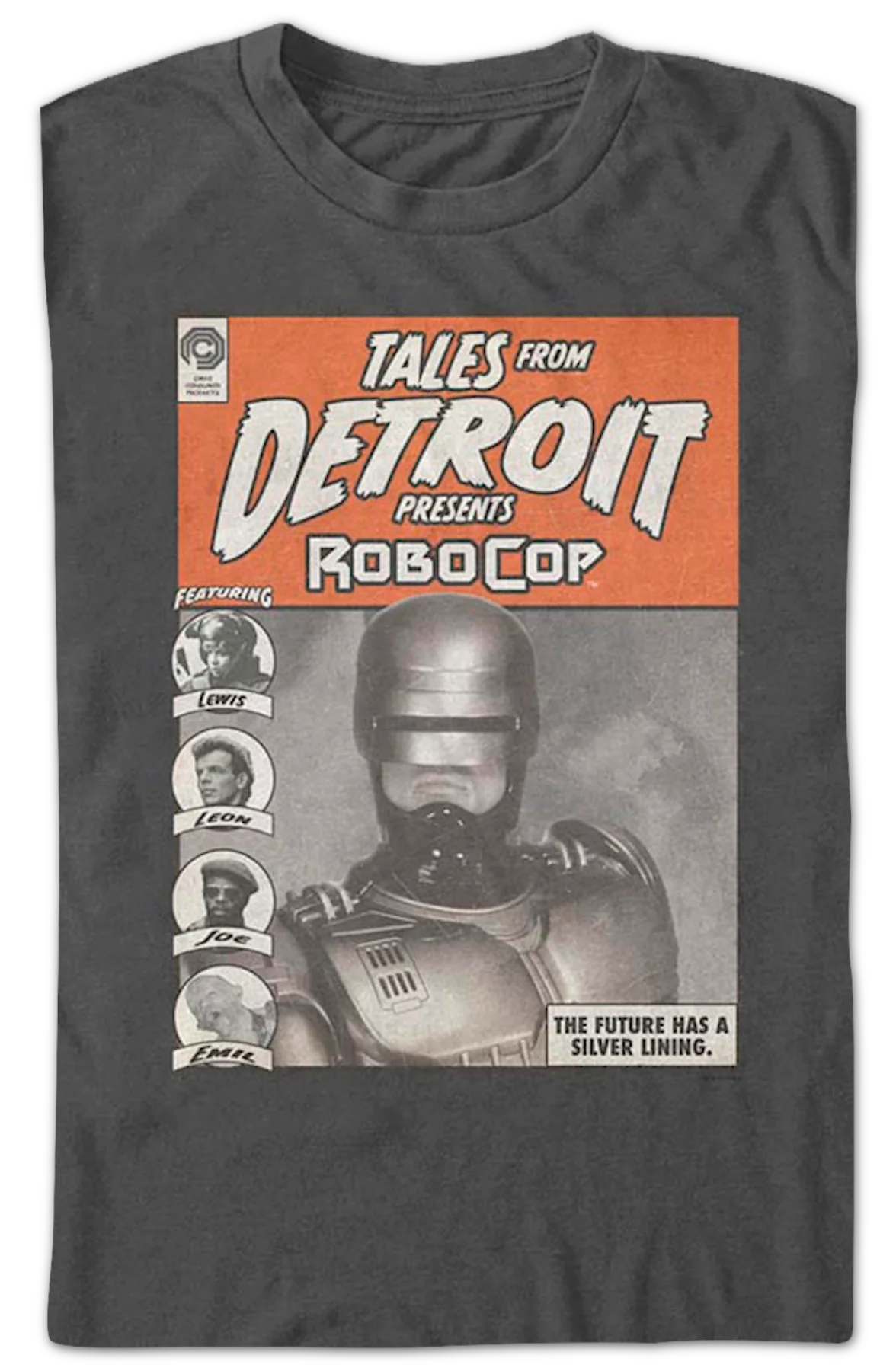 Tales From Detroit Comic Book Robocop T-Shirt - Image 2