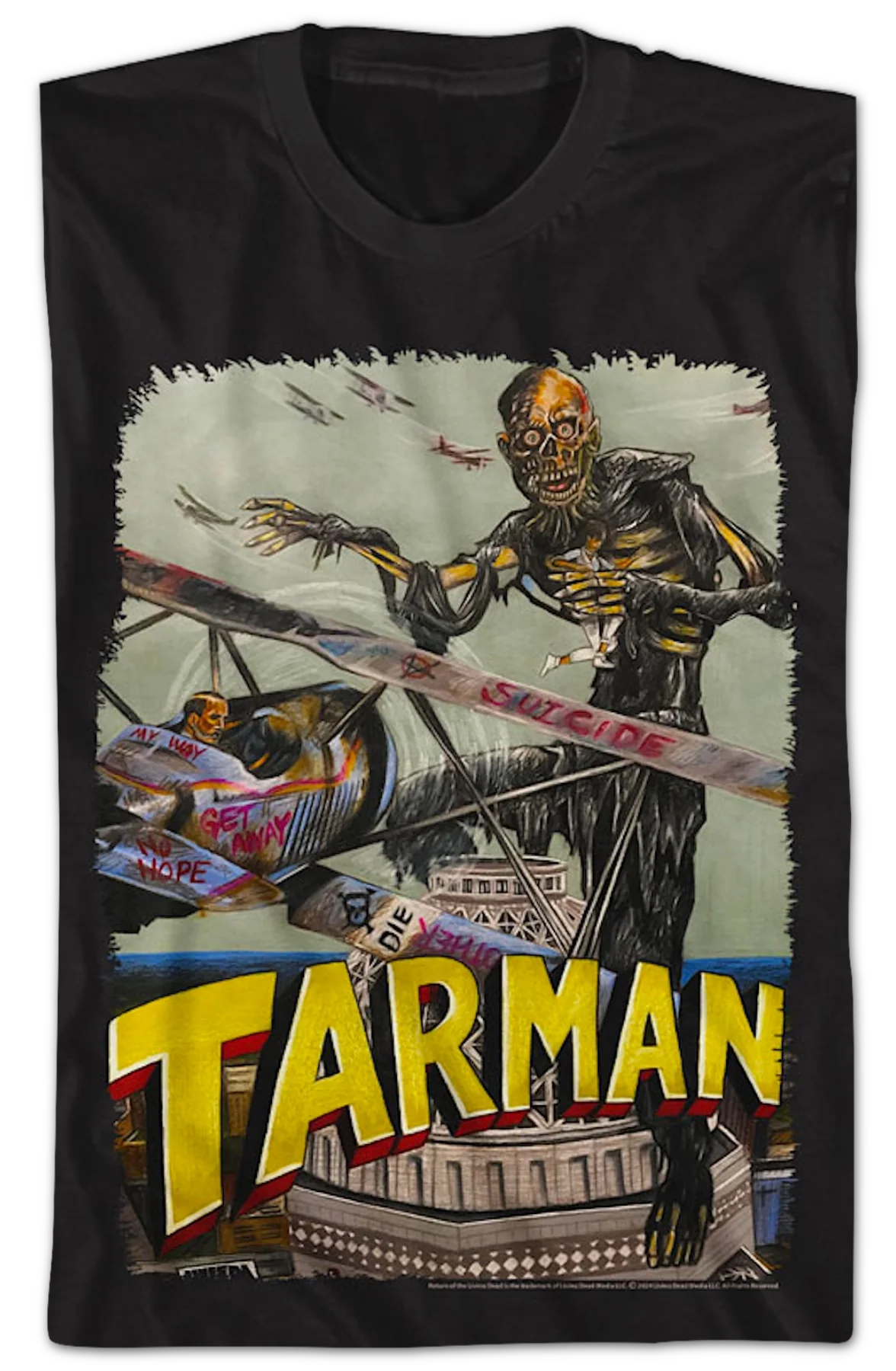 Tarman Kong Poster Return Of The Living Dead T-Shirt - Image 2