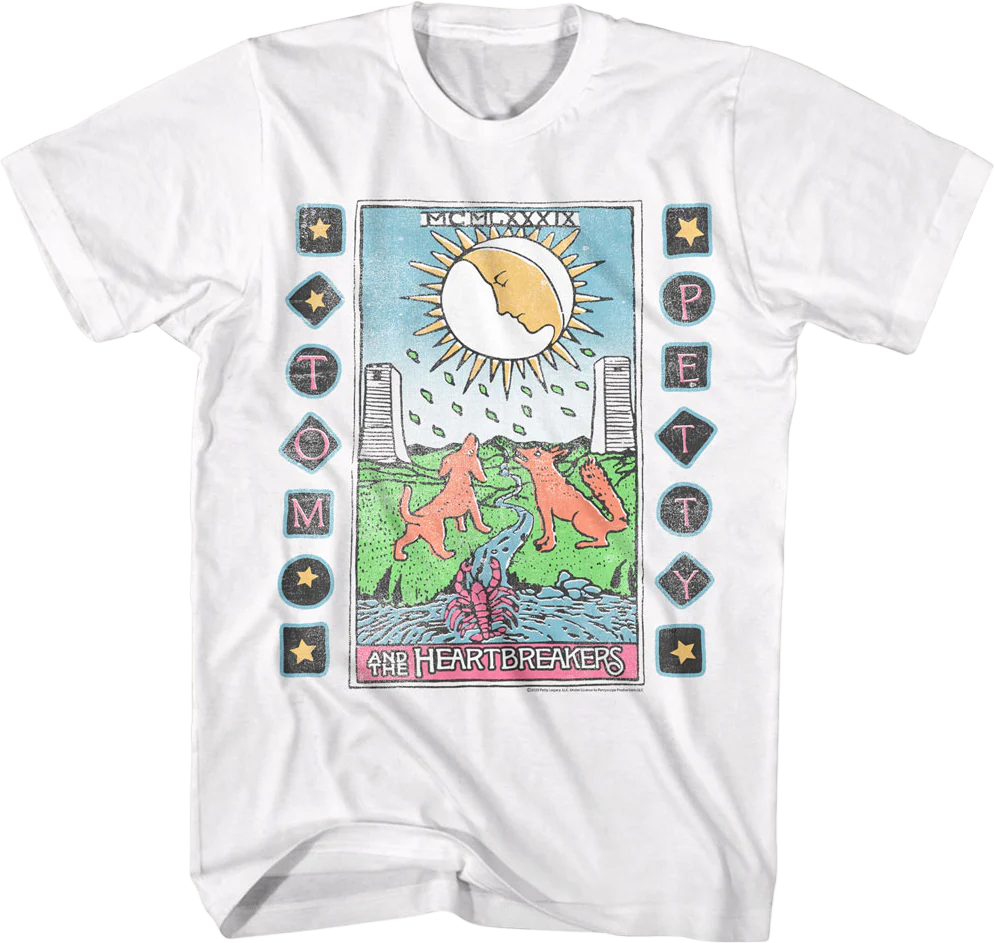 Tarot Card Tom Petty And The Heartbreakers T-Shirt