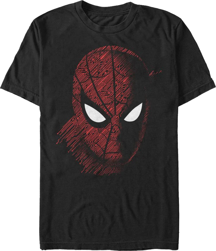 Tech Portrait Spider-Man T-Shirt