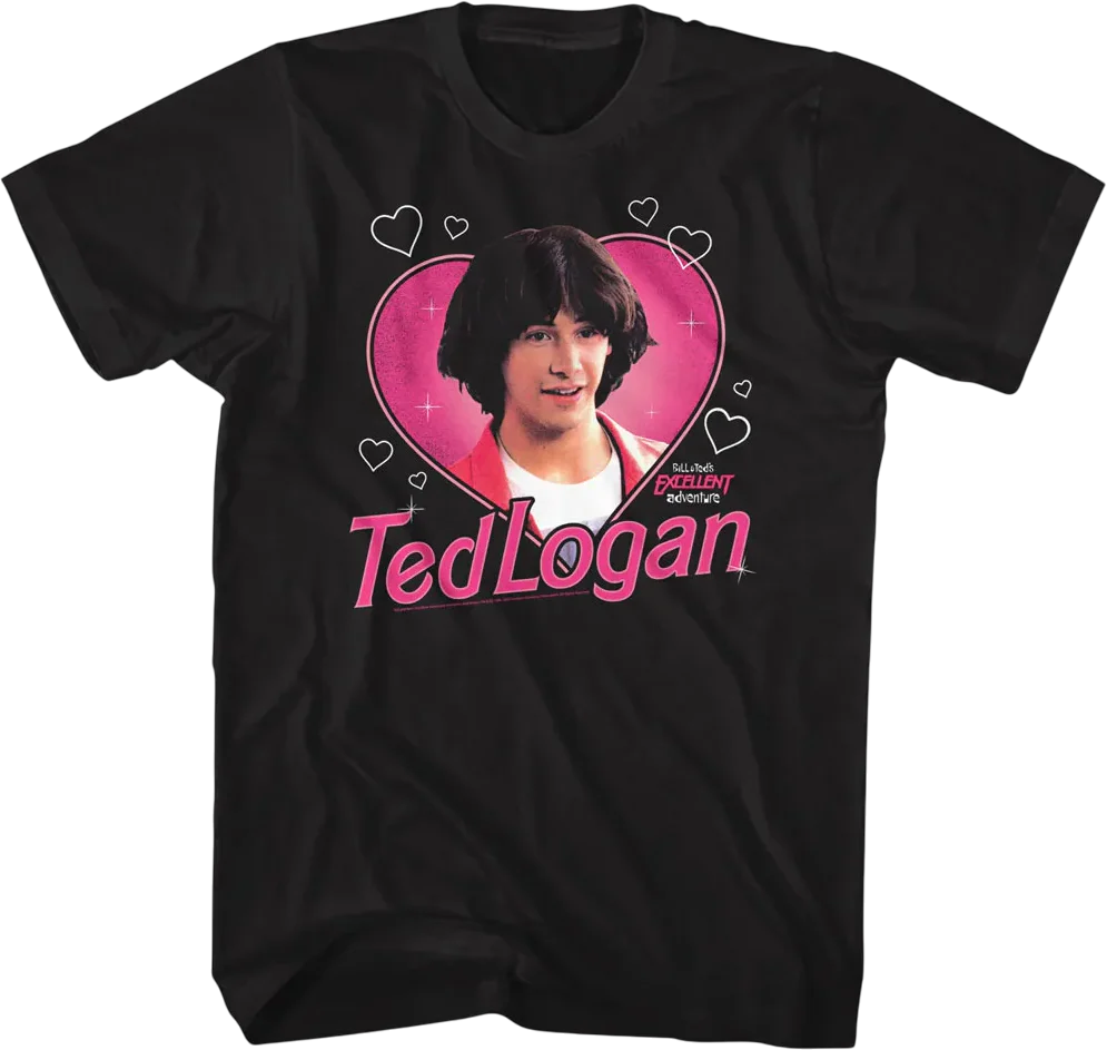 Ted Logan Hearts Bill & Ted's Excellent Adventure T-Shirt