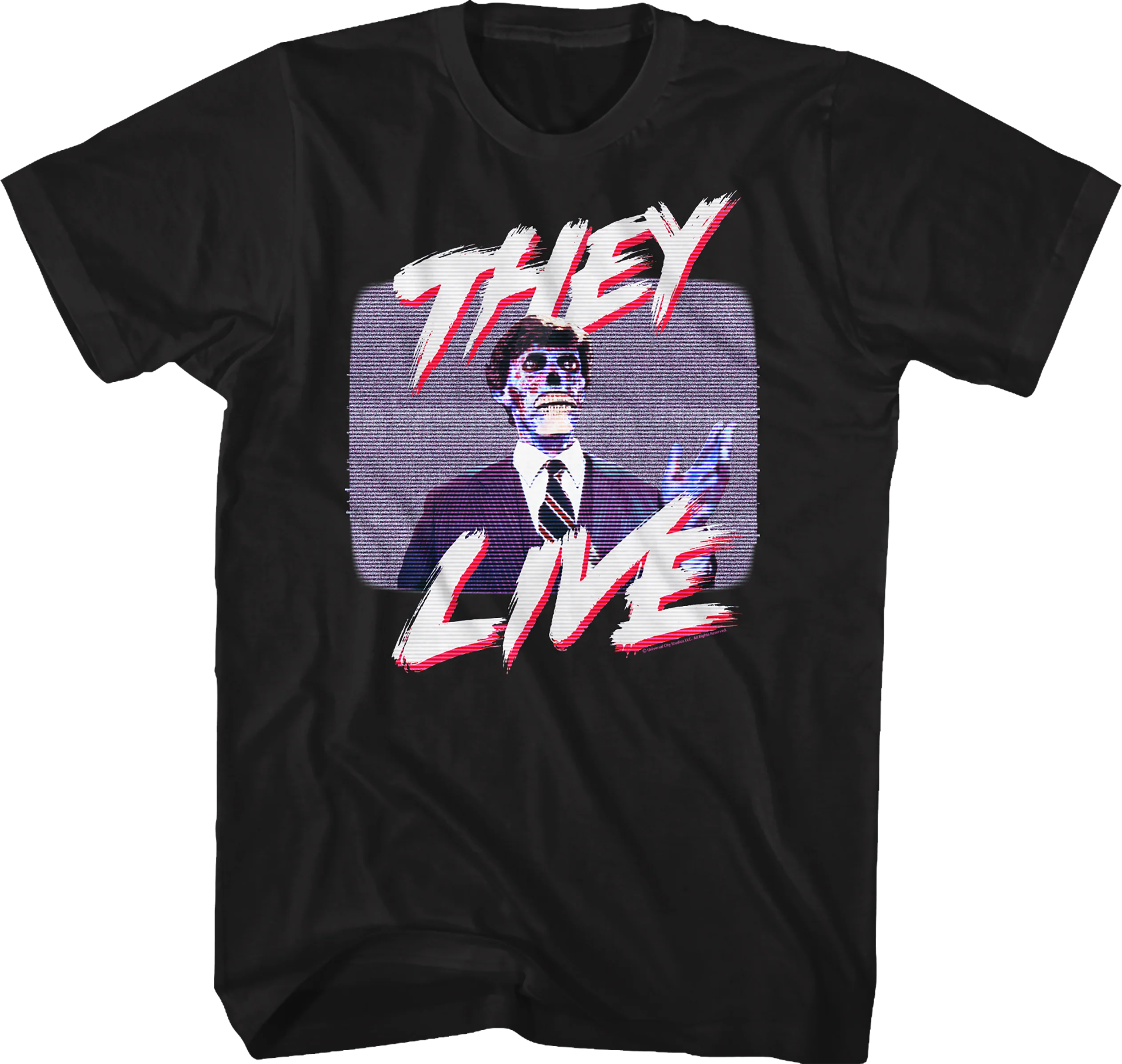 Television Static They Live T-Shirt