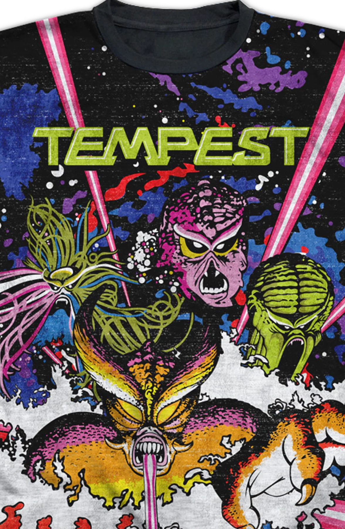 Tempest Enemies Attack Atari T-Shirt - Image 2