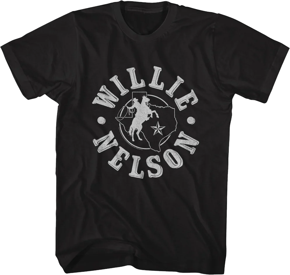 Texas Cowboy Willie Nelson T-Shirt
