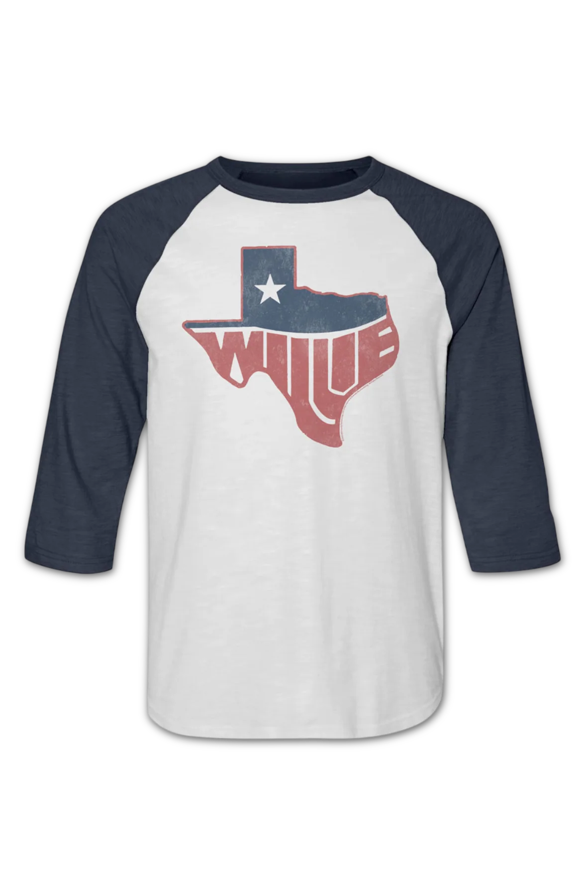 Texas Willie Nelson Raglan Baseball Shirt - Image 2