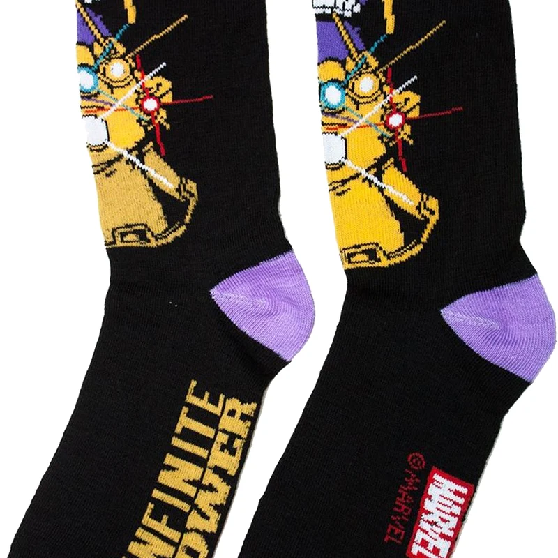 Thanos Infinite Power Marvel Comics Socks