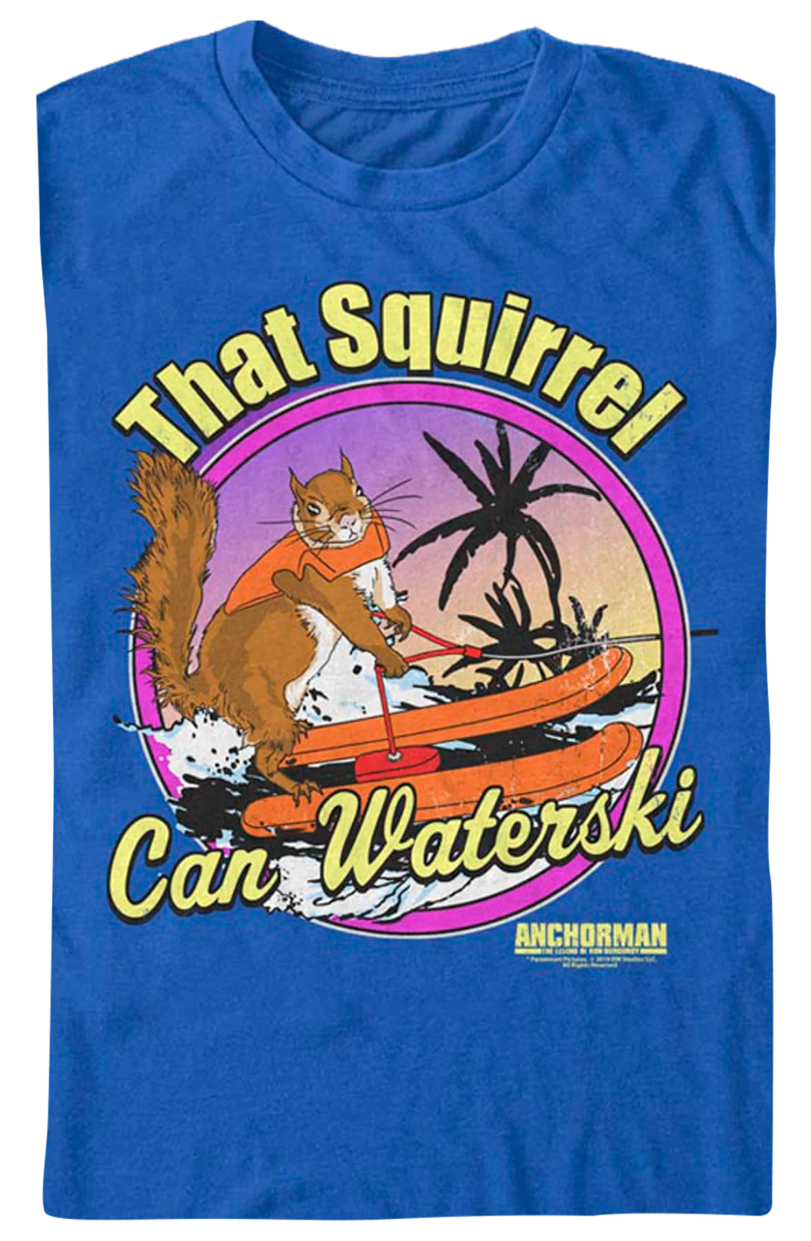 That Squirrel Can Waterski Anchorman T-Shirt - Image 2