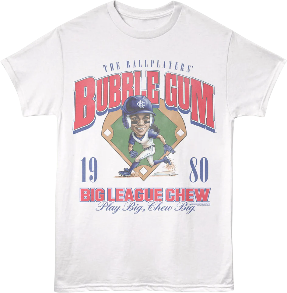 The Ballplayers' Bubble Gum 1980 Big League Chew T-Shirt