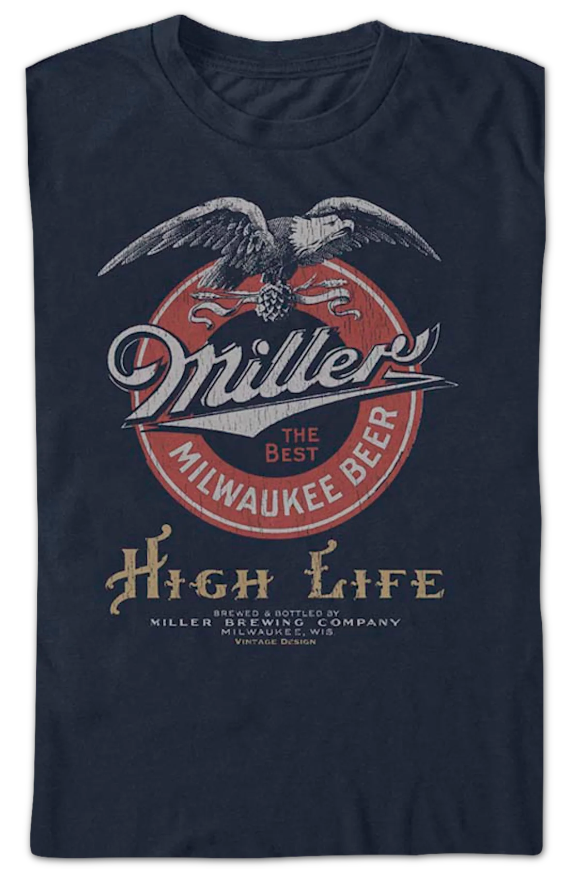 The Best Milwaukee Beer Miller High Life T-Shirt - Image 2