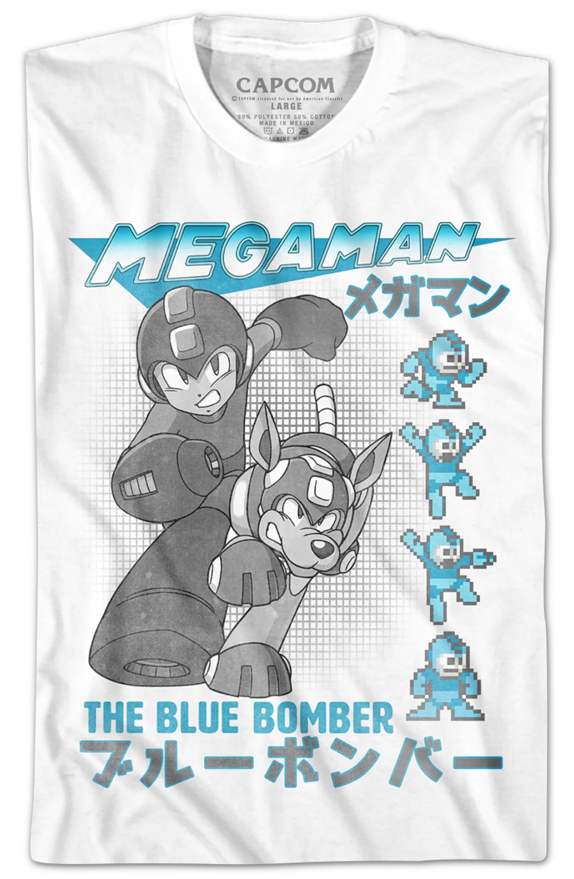 The Blue Bomber Mega Man T-Shirt - Image 2