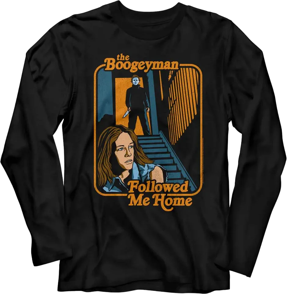 The Boogeyman Followed Me Home Halloween Long Sleeve Shirt