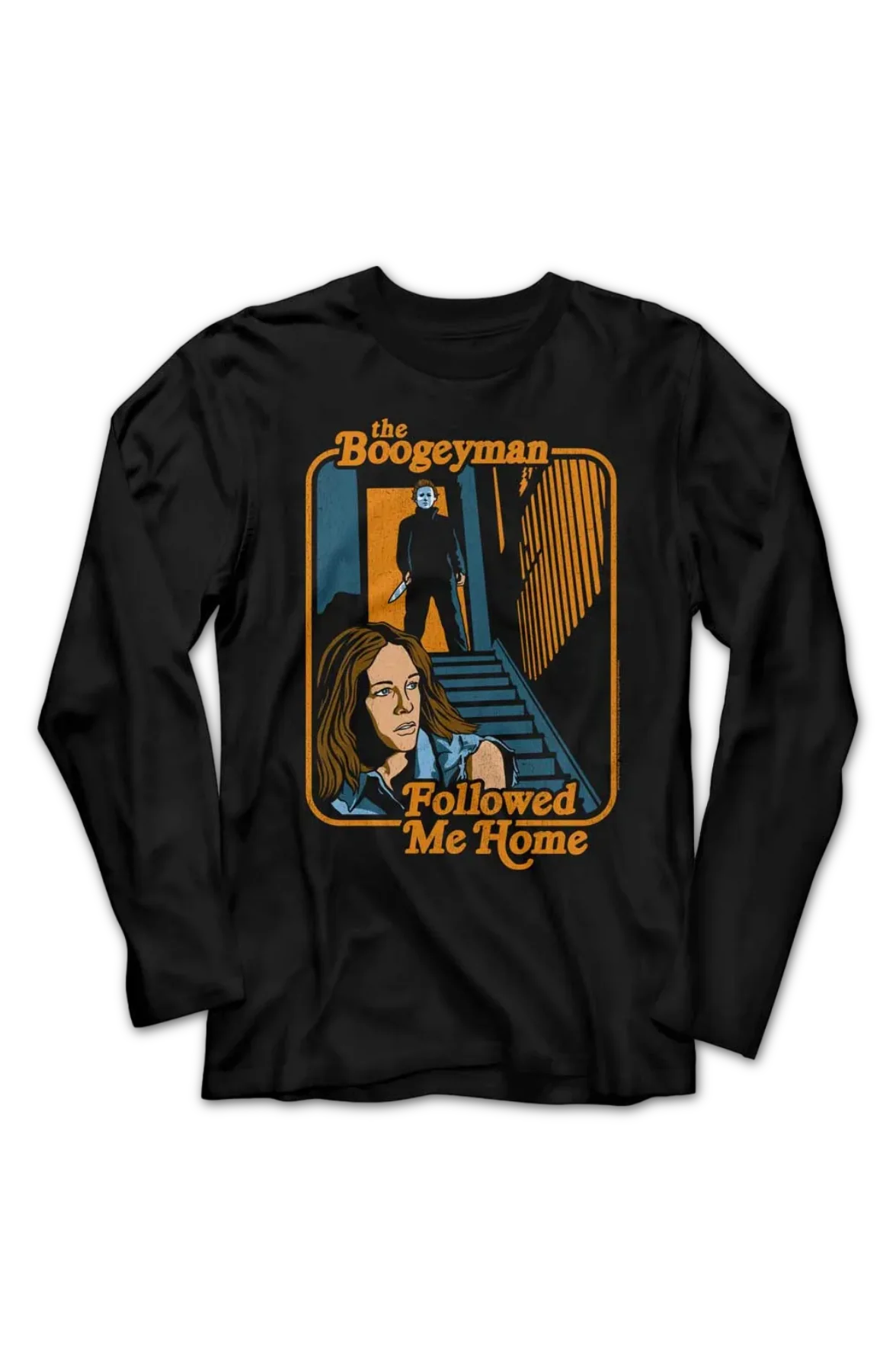 The Boogeyman Followed Me Home Halloween Long Sleeve Shirt - Image 2