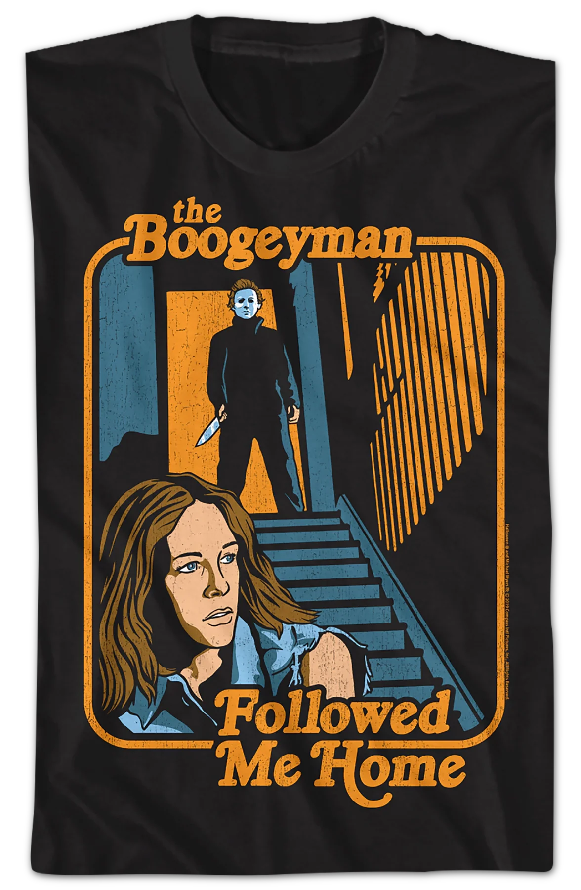 The Boogeyman Followed Me Home Halloween T-Shirt - Image 2