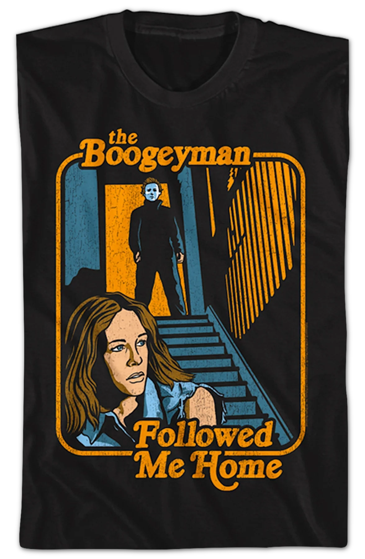 The Boogeyman Followed Me Home No Knife Halloween T-Shirt - Image 2