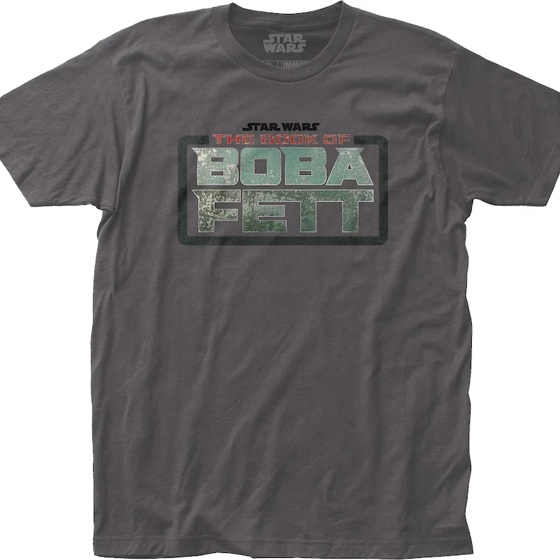 The Book Of Boba Fett Title Star Wars T-Shirt