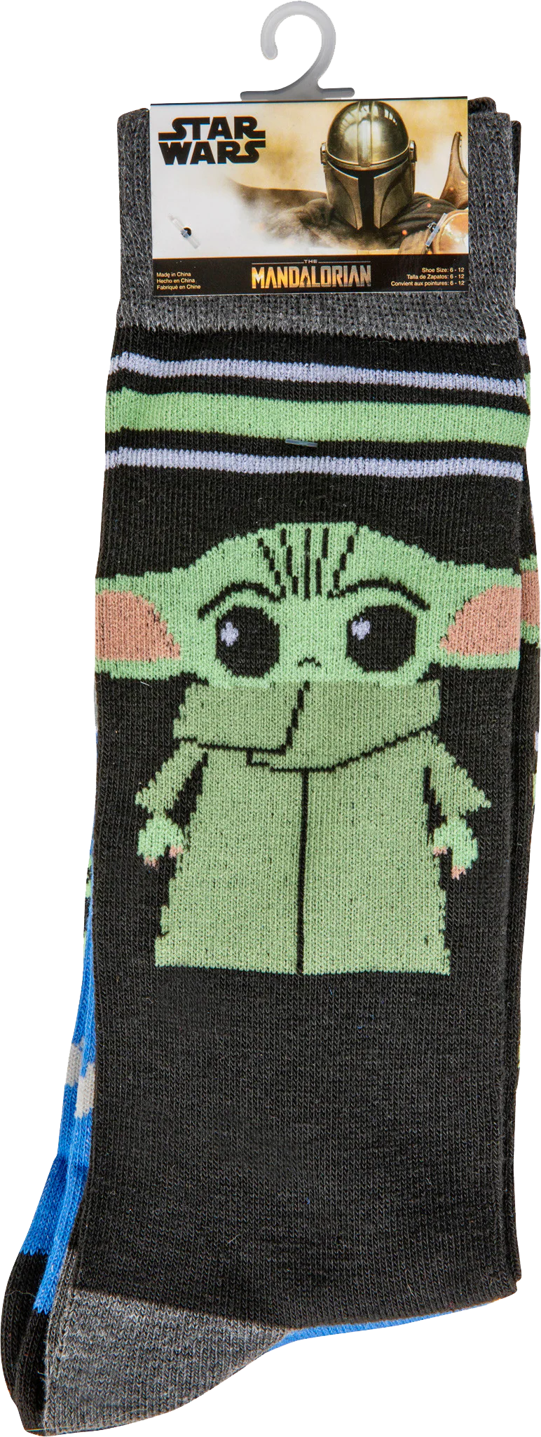 The Child Alone and The Child With Mandalorian 2-Pack Star Wars Socks - Image 3