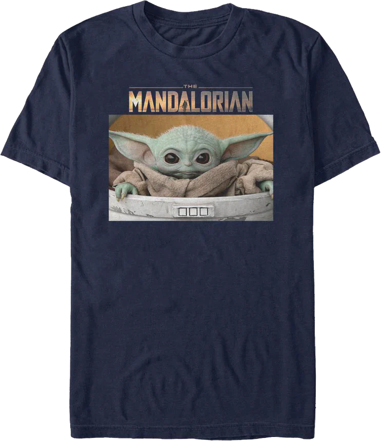 The Child Bassinet Star Wars The Mandalorian T-Shirt