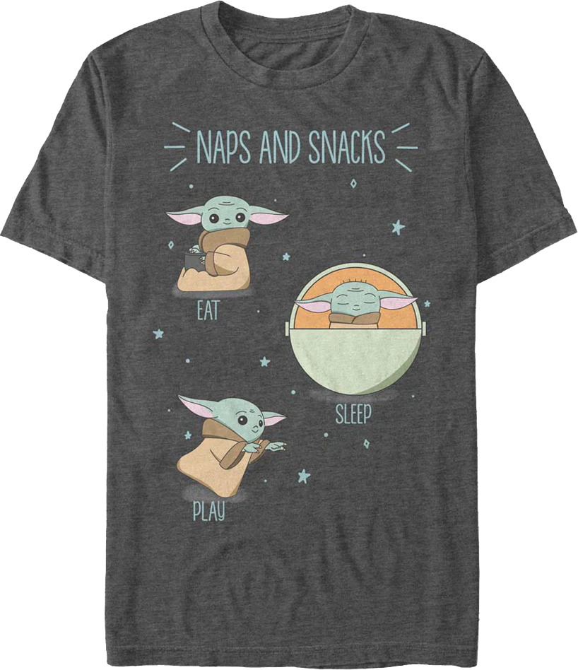 The Child Eat Sleep Play The Mandalorian Star Wars T-Shirt