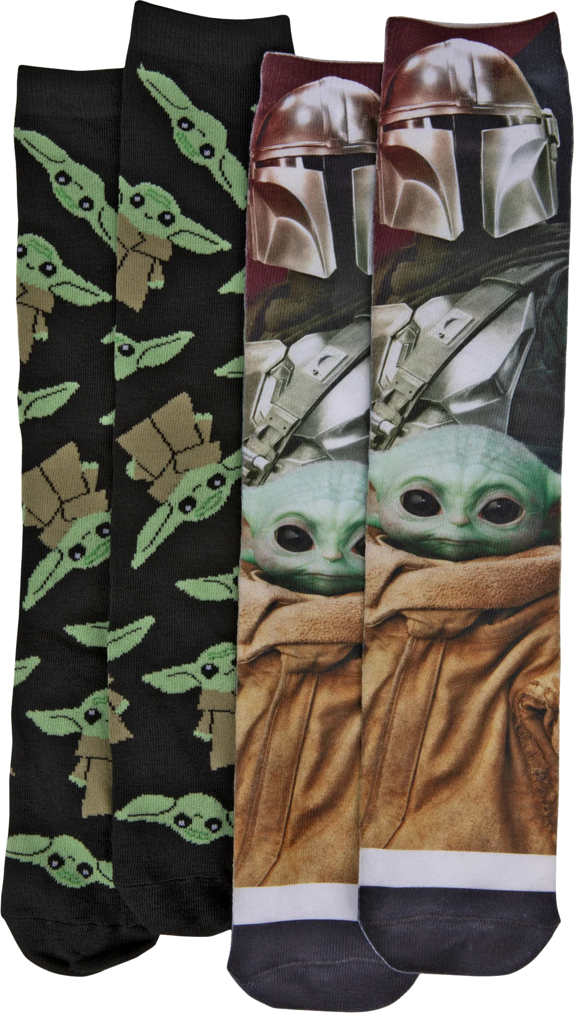 The Child Grogu And The Mandalorian 2-Pack Star Wars Socks