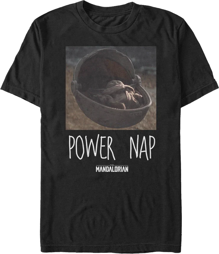 The Child Power Nap Star Wars The Mandalorian T-Shirt
