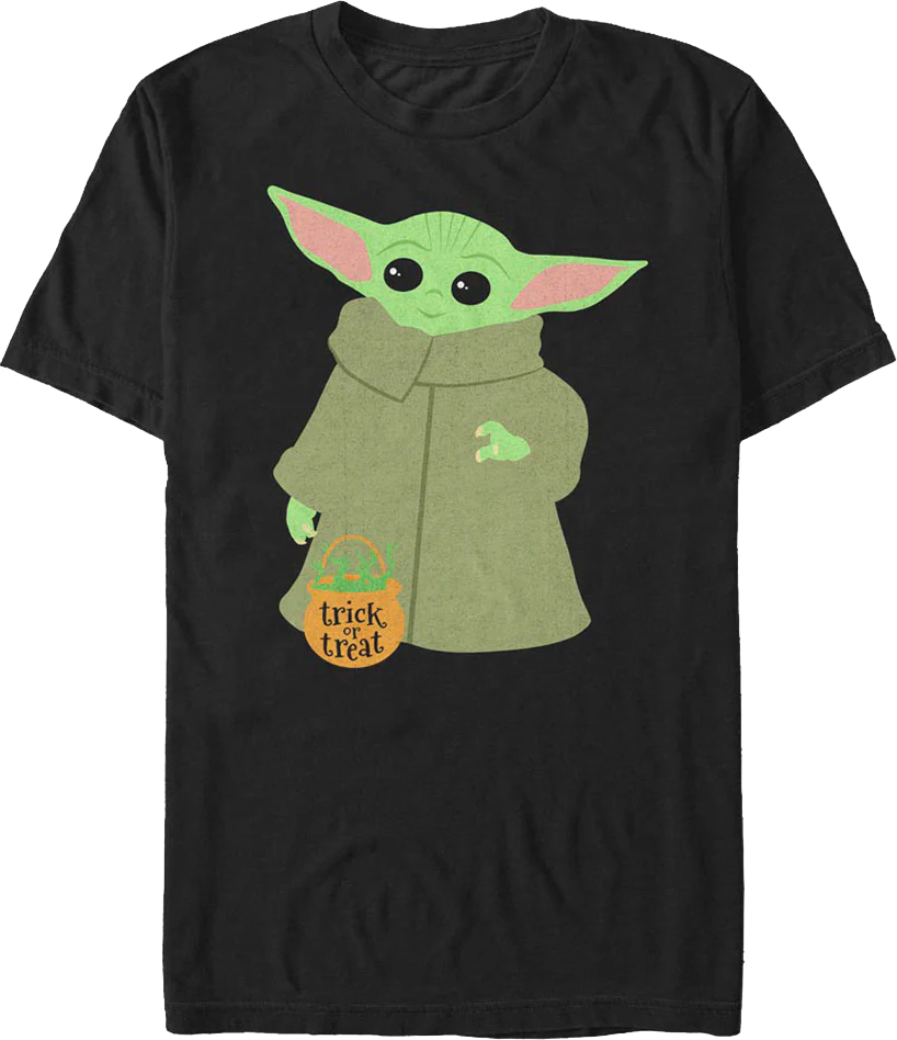 The Child Trick Or Treating The Mandalorian Star Wars T-Shirt