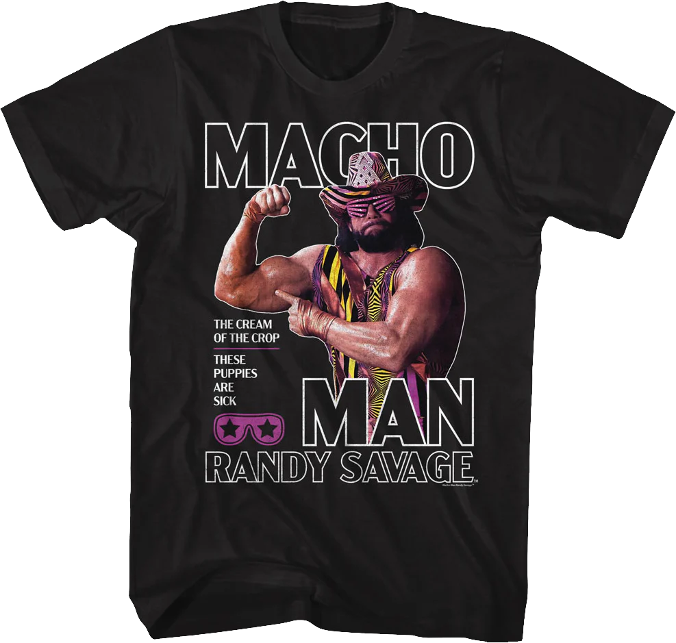 The Cream Of The Crop Flex Macho Man Randy Savage T-Shirt