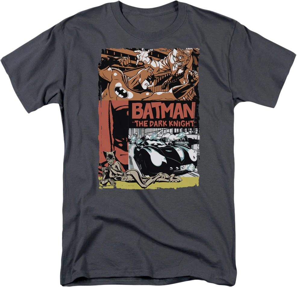 The Dark Knight Batman Collage T-Shirt