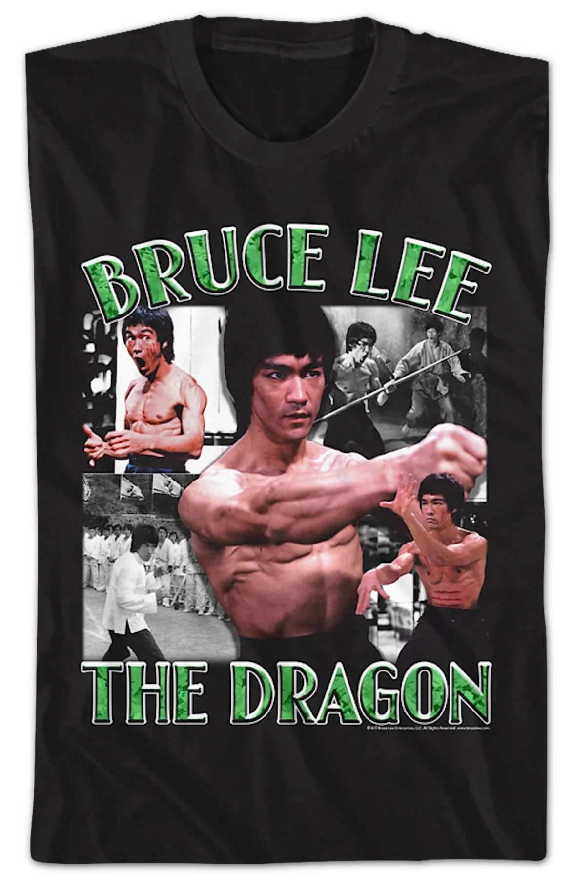 The Dragon Collage Bruce Lee T-Shirt - Image 2