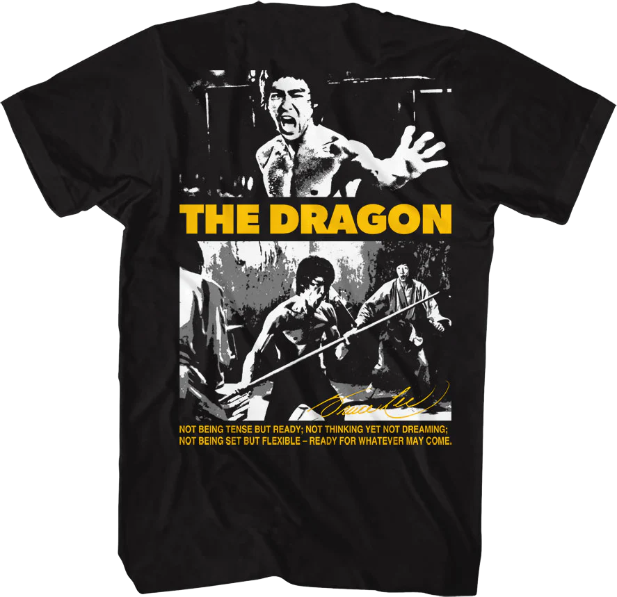 The Dragon Front & Back Bruce Lee T-Shirt