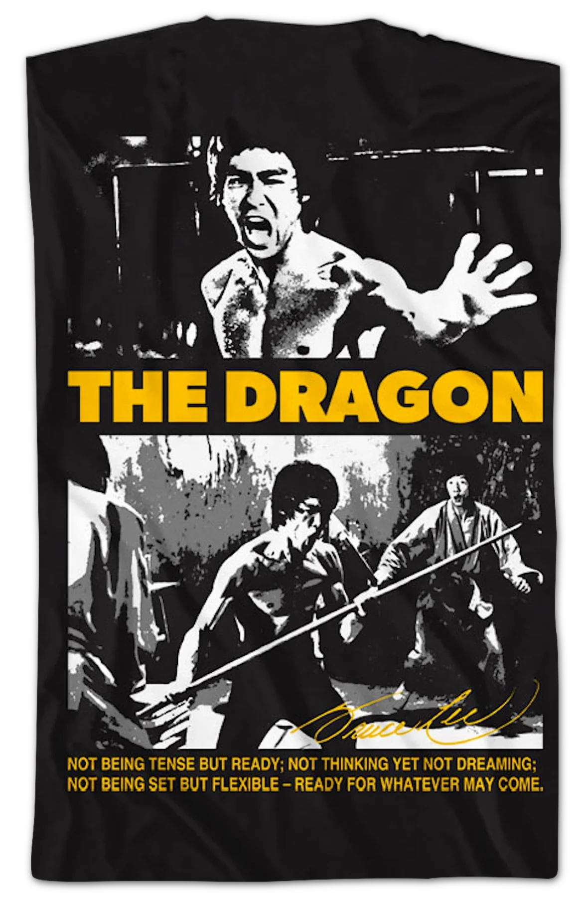 The Dragon Front & Back Bruce Lee T-Shirt - Image 2