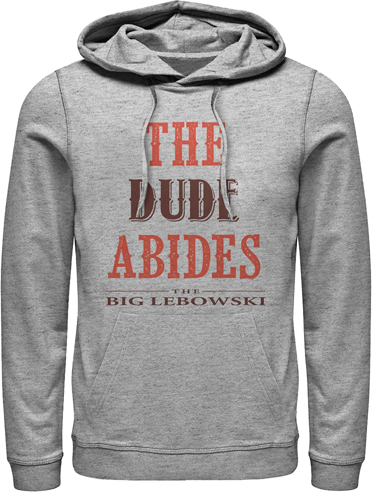 The Dude Abides Big Lebowski Hoodie