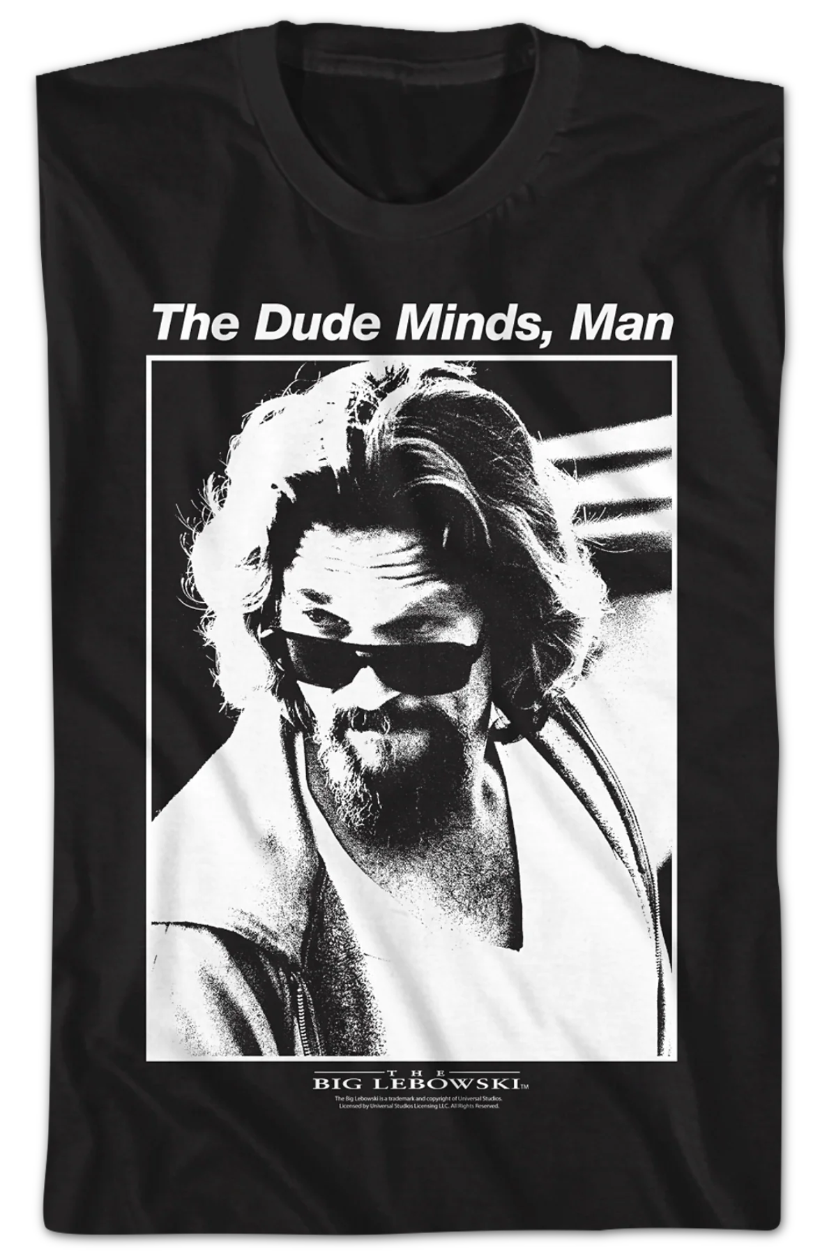 The Dude Minds Big Lebowski T-Shirt - Image 2