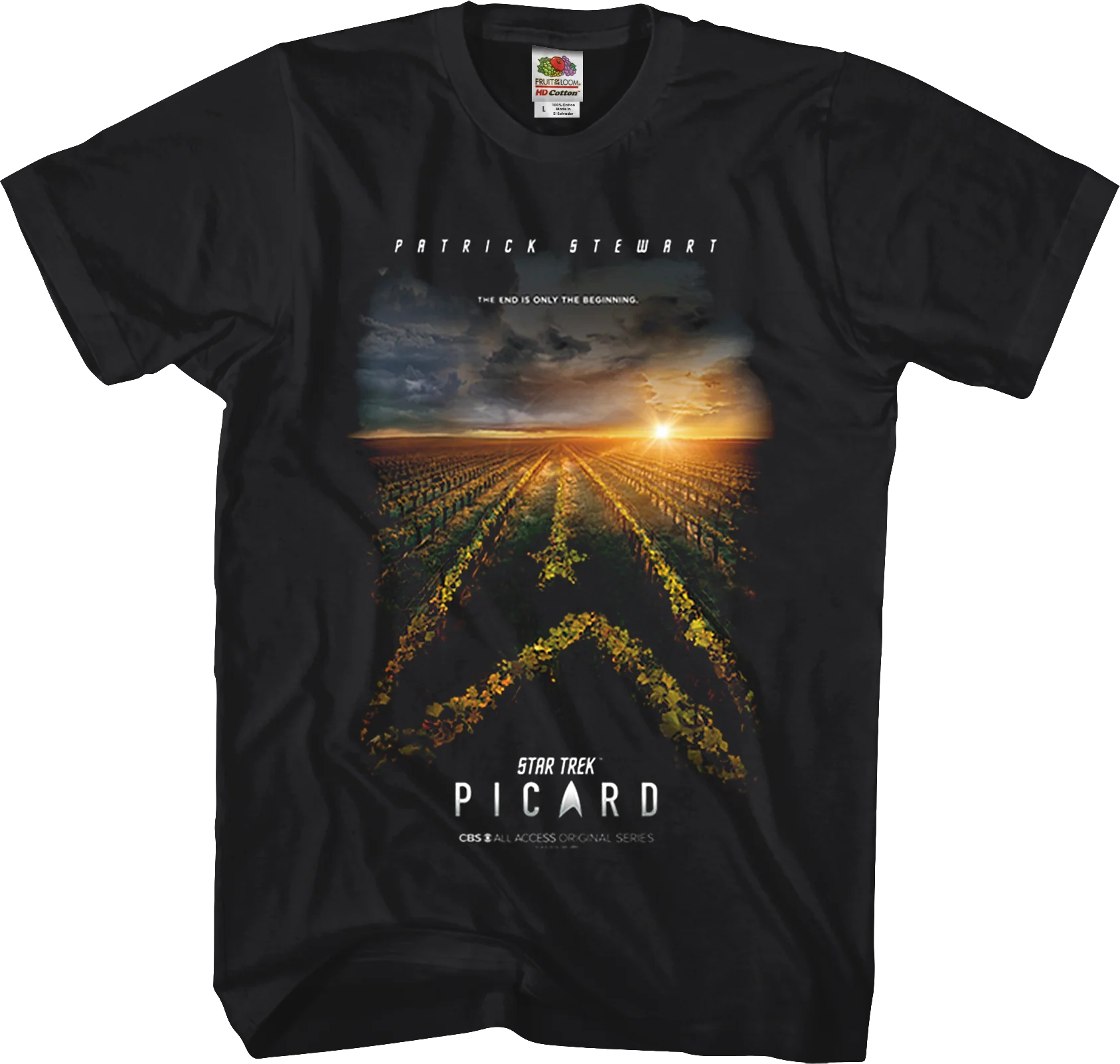 The End Is Only The Beginning Poster Star Trek Picard T-Shirt