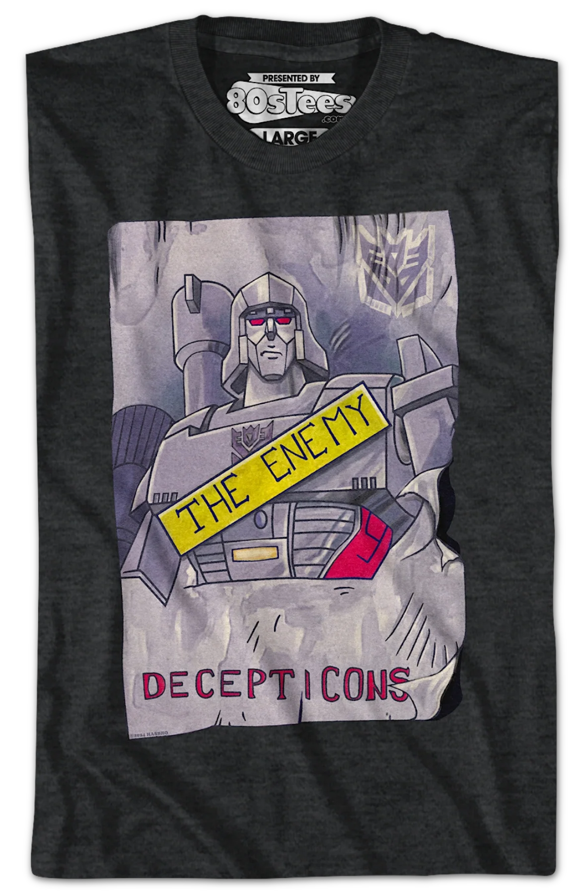 The Enemy Decepticons Poster Transformers T-Shirt - Image 2