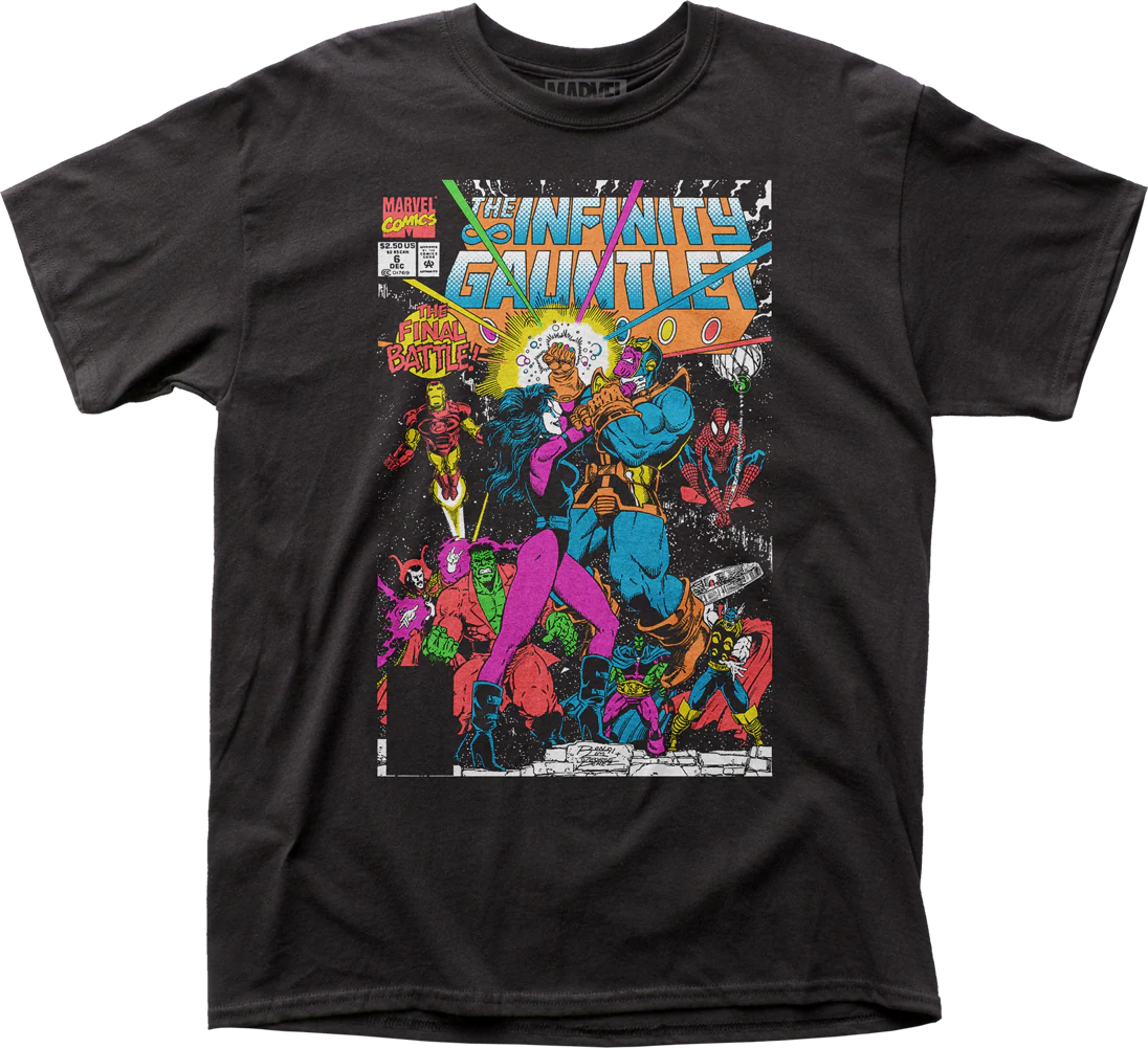 The Final Confrontation Infinity Gauntlet Marvel Comics T-Shirt