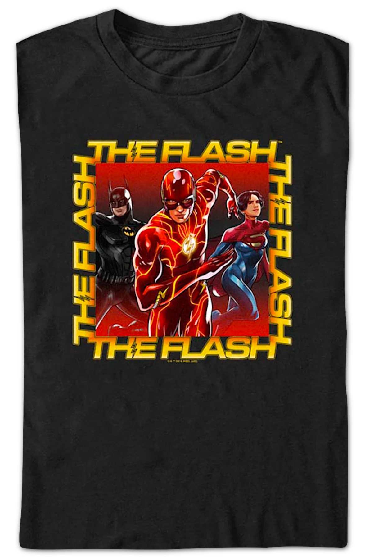 The Flash Hero Group Photo DC Comics T-Shirt - Image 2