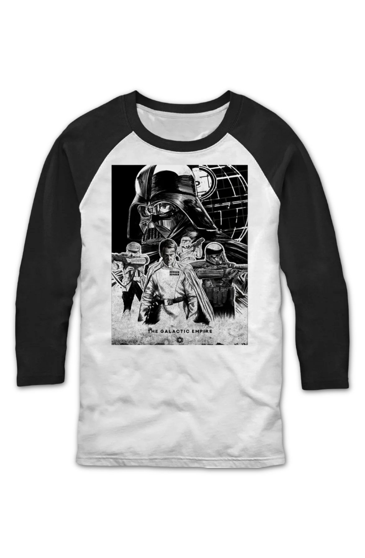 The Galactic Empire Star Wars Raglan Baseball Shirt - Image 2