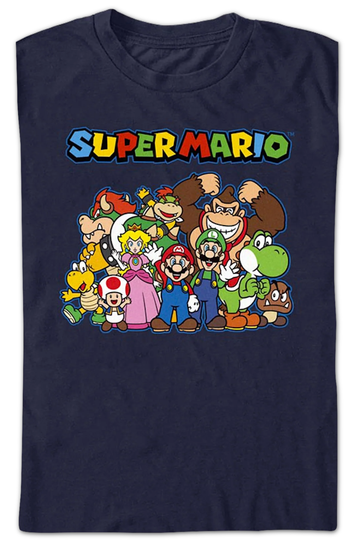 The Gang's All Here Super Mario Bros. T-Shirt - Image 2