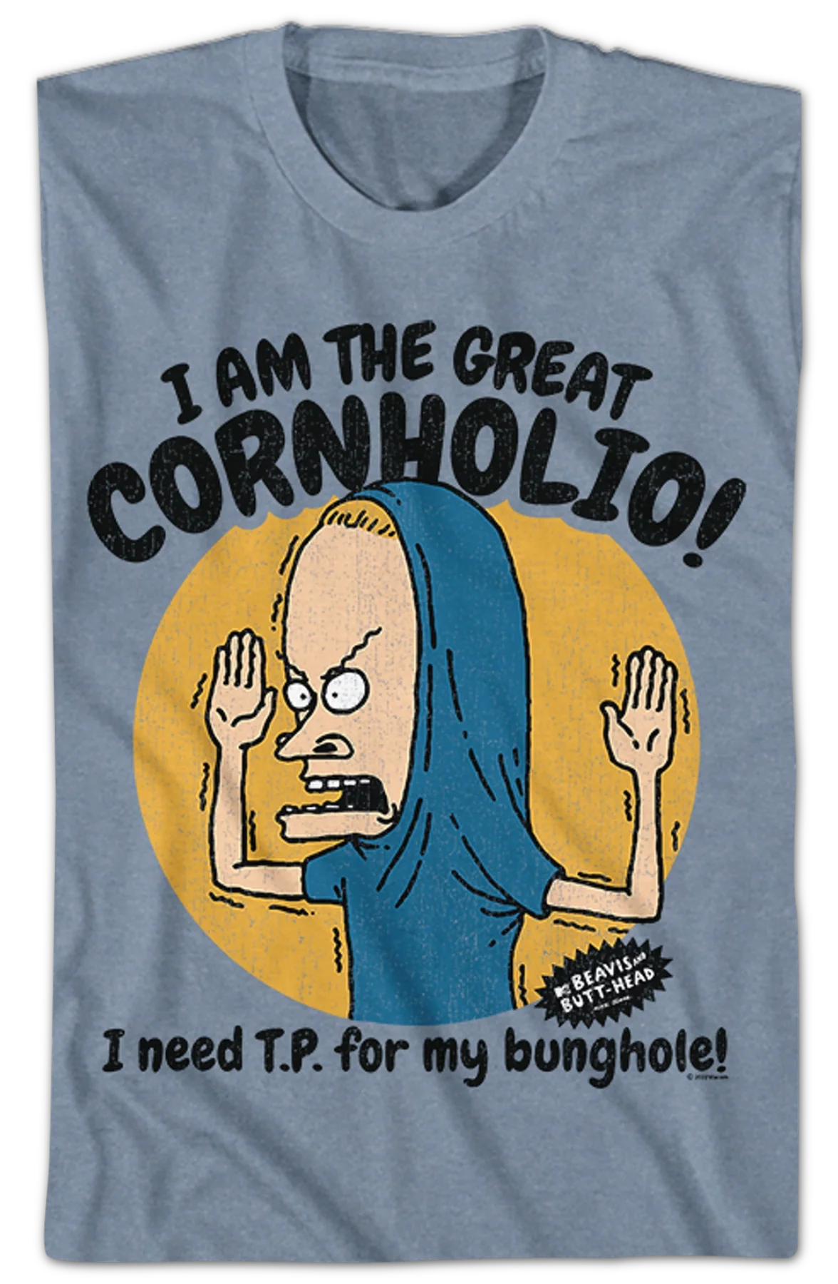 The Great Cornholio Beavis And Butt-Head T-Shirt - Image 2