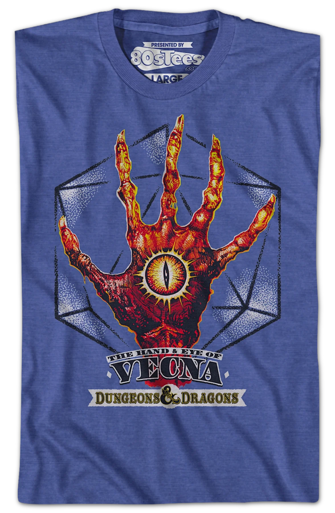 The Hand & Eye Of Vecna Dungeons & Dragons T-Shirt - Image 2