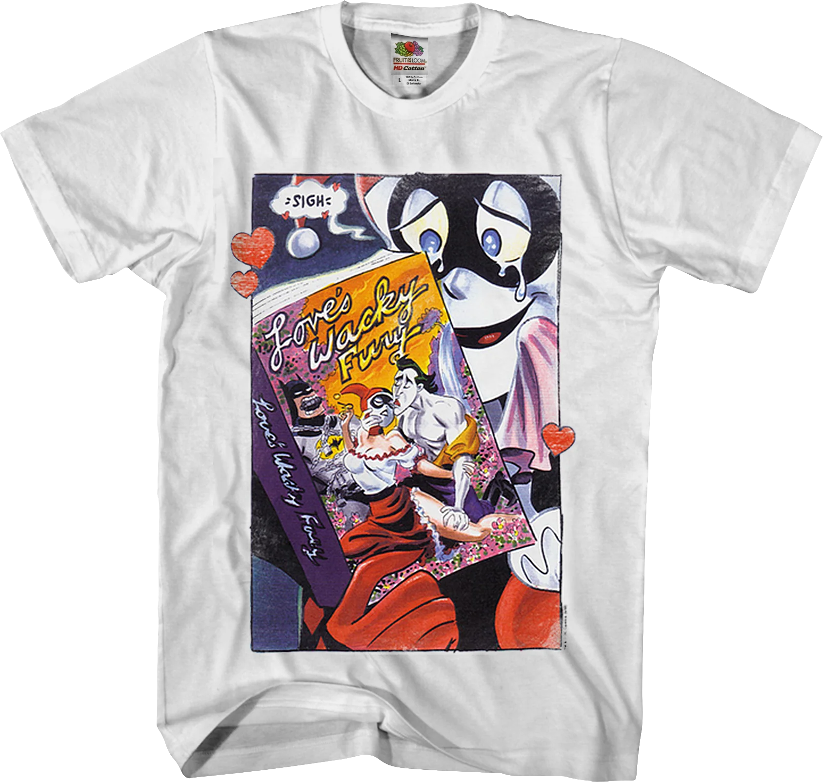 The Joker and Harley Quinn Love's Wacky Fury DC Comics T-Shirt