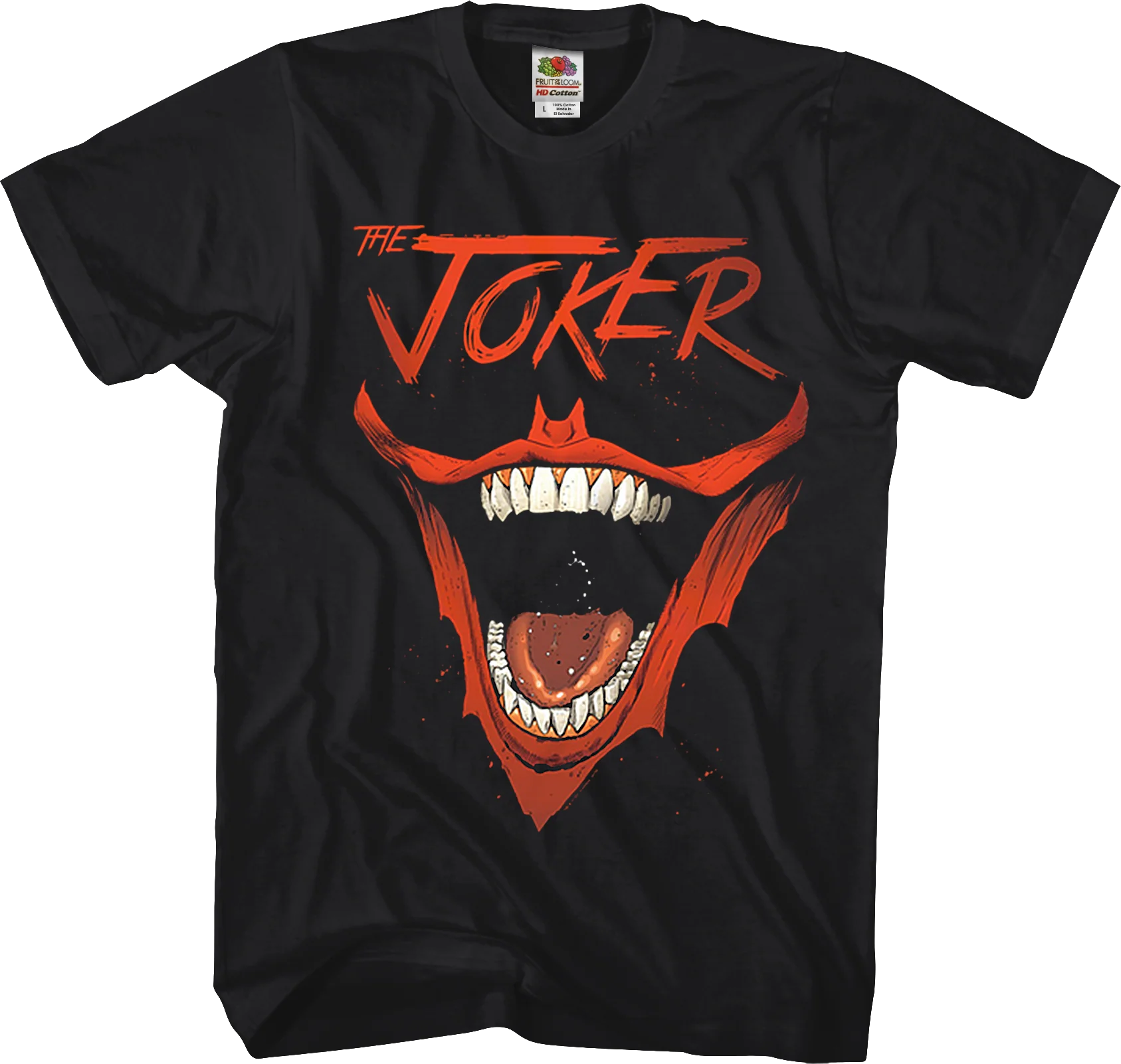 The Joker Bat-Shaped Smile DC Comics T-Shirt
