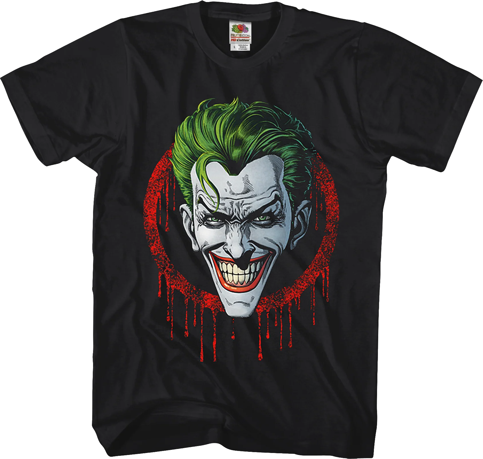 The Joker Dripping Blood DC Comics T-Shirt