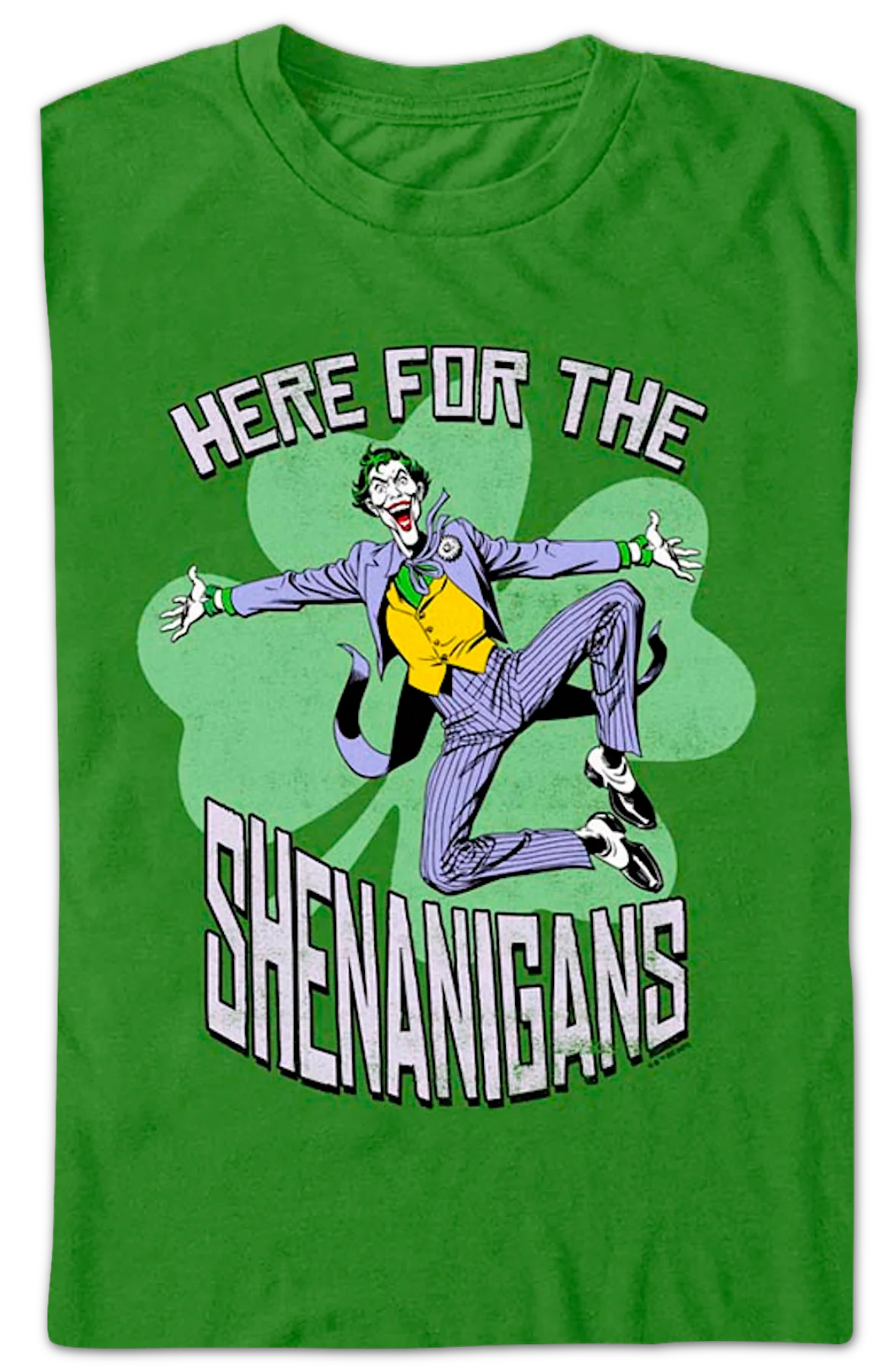 The Joker Here For The Shenanigans DC Comics T-Shirt - Image 2