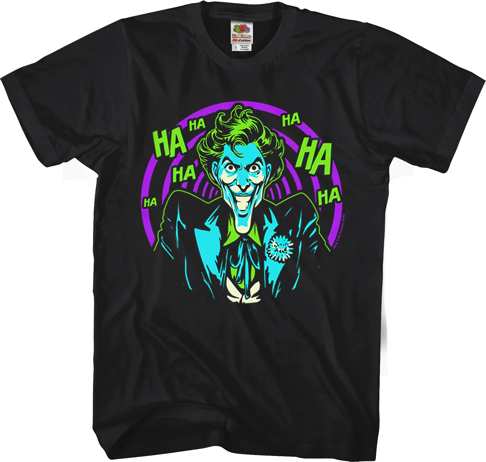 The Joker Spiraling Laughter DC Comics T-Shirt