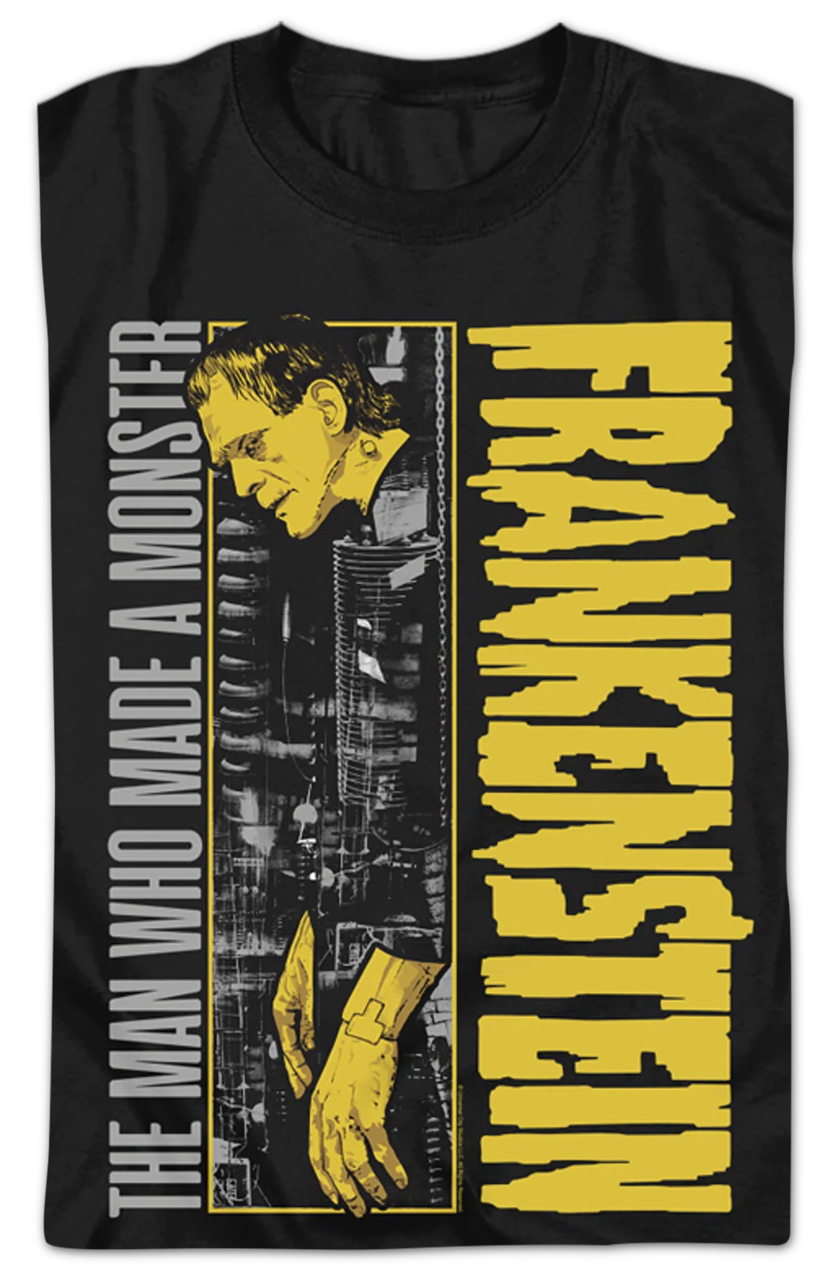 The Man Who Made A Monster Frankenstein T-Shirt - Image 2
