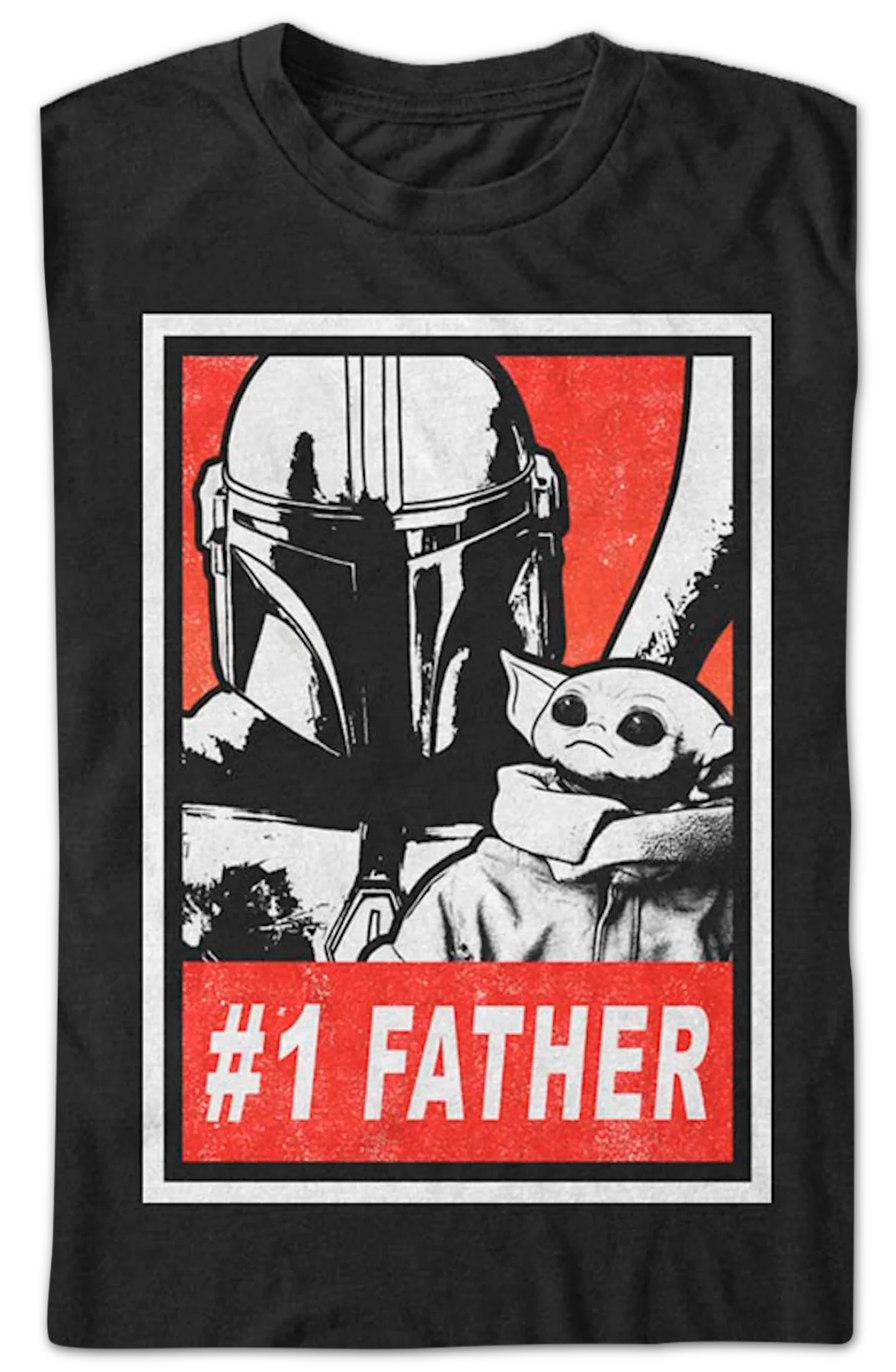 The Mandalorian #1 Father Star Wars T-Shirt - Image 2