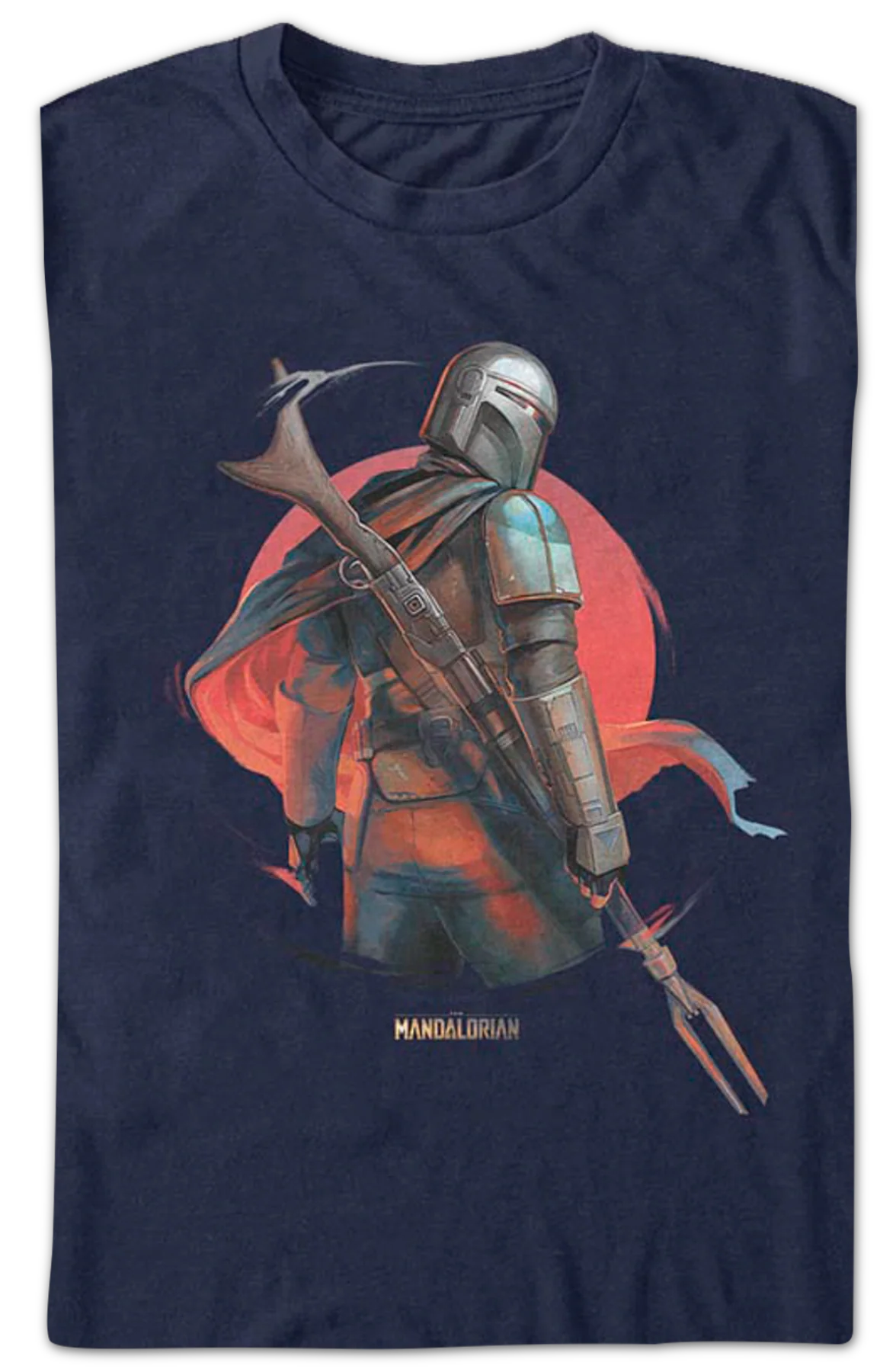 The Mandalorian Amban Rifle Star Wars T-Shirt - Image 2