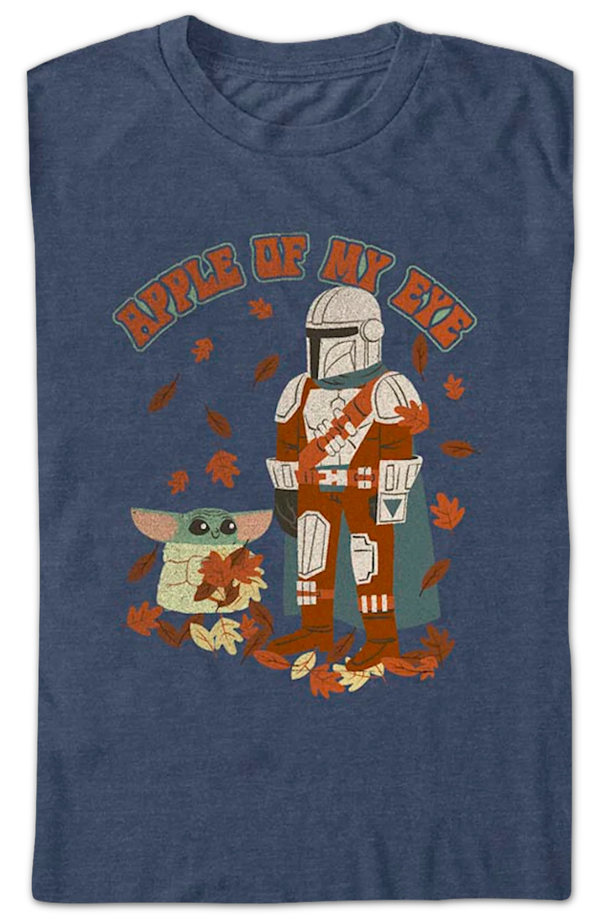 The Mandalorian Apple Of My Eye Star Wars T-Shirt - Image 2